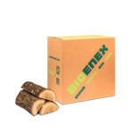 Bois Nature - Carton Bûches Chêne Séché Four 18 kg - Bûches 25cm Poêle Barbecue Pizza