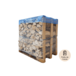 Bois Nature - Bois Poêle de Masse 1 Stère Sec - Mix Feuillus Résineux Opti-Masse Bûches 33cm